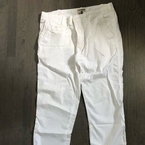 Men’s white express pants